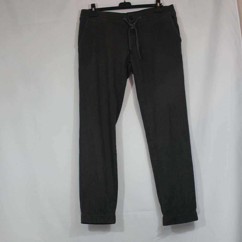 Alberto drawstring house pants gray two tone regular slim fit W32 x L32